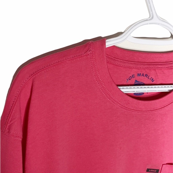 Joe Marlin unwind Crewneck embroidered pocket tee size L - Picture 4 of 7